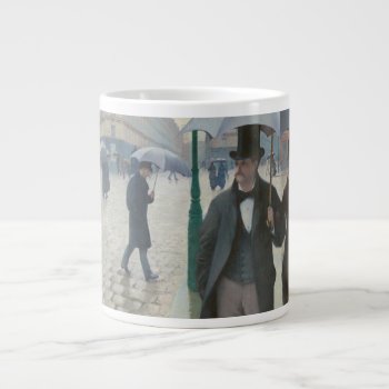 Gustave Caillebotte - Paris Street; Rainy Day Large Coffee Mug by masterpiece_museum at Zazzle
