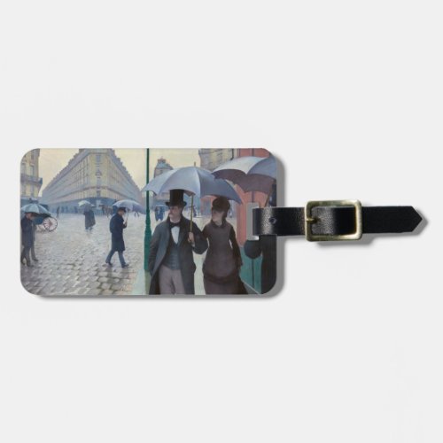 Gustave Caillebotte _ Paris Street Rainy Day Luggage Tag