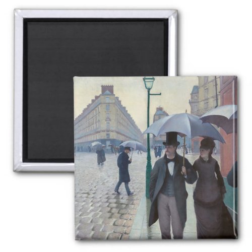 Gustave Caillebotte _ Paris Street Rainy Day Magnet