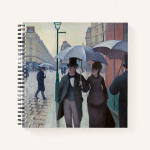 Gustave Caillebotte - Paris Street; Rainy Day Notebook