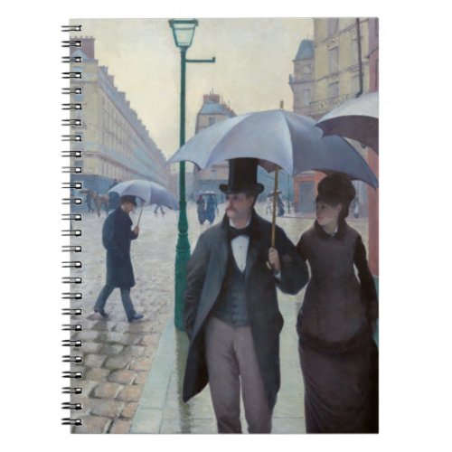 Gustave Caillebotte _ Paris Street Rainy Day Notebook