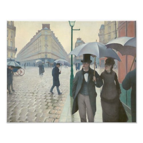 Gustave Caillebotte _ Paris Street Rainy Day Photo Print