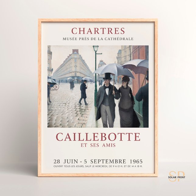Gustave Caillebotte Paris Street Rainy Day Poster (Creator Uploaded)