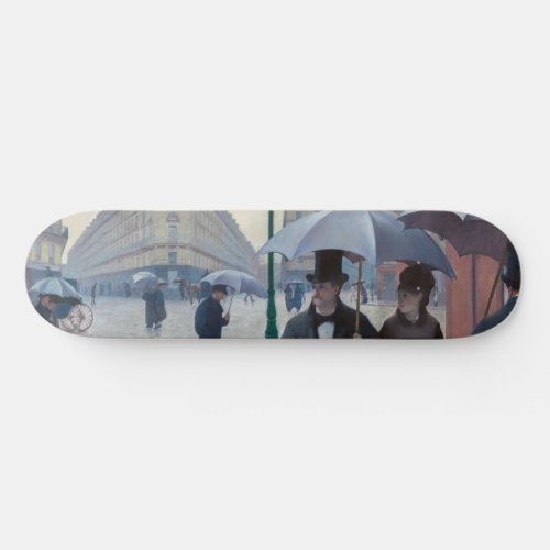 Gustave Caillebotte _ Paris Street Rainy Day Skateboard