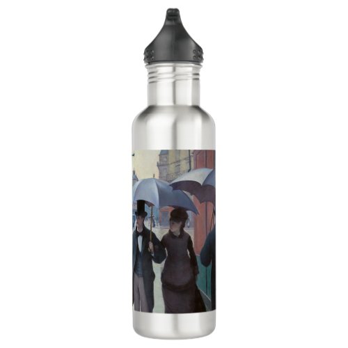 Gustave Caillebotte _ Paris Street Rainy Day Stainless Steel Water Bottle