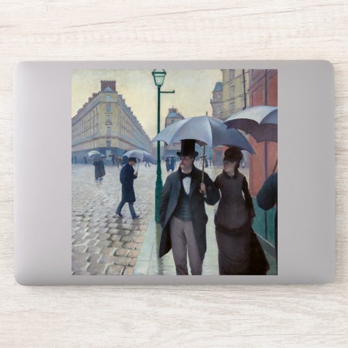 Gustave Caillebotte _ Paris Street Rainy Day Sticker