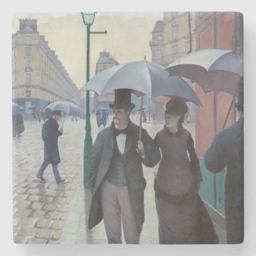 Gustave Caillebotte _ Paris Street Rainy Day Stone Coaster