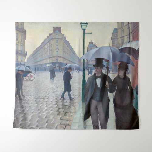 Gustave Caillebotte _ Paris Street Rainy Day Tapestry