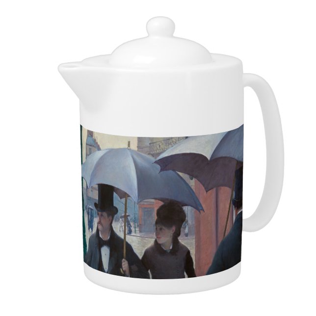 Gustave Caillebotte - Paris Street; Rainy Day Teapot (Right)