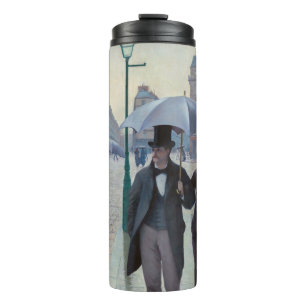 Gustave Caillebotte - Paris Street; Rainy Day Thermal Tumbler