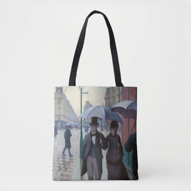 Gustave Caillebotte - Paris Street; Rainy Day Tote Bag (Front)