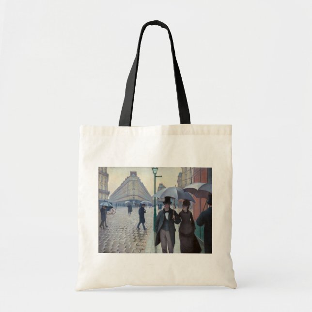 Gustave Caillebotte - Paris Street; Rainy Day Tote Bag (Front)