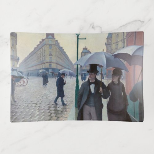 Gustave Caillebotte _ Paris Street Rainy Day Trinket Tray