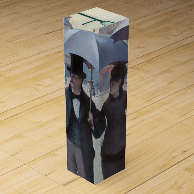 Gustave Caillebotte - Paris Street; Rainy Day Wine Box (Front)