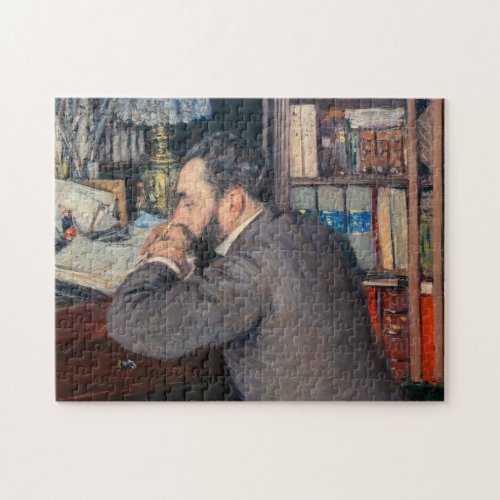 Gustave Caillebotte _ Portrait of Henri Cordier Jigsaw Puzzle