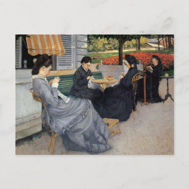 Gustave Caillebotte - Portraits in the Countryside Postcard (Front)
