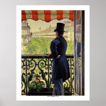 Gustave Caillebotte Poster by Ladiebug at Zazzle