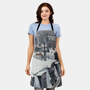 Gustave Caillebotte - Rooftops in the Snow Apron