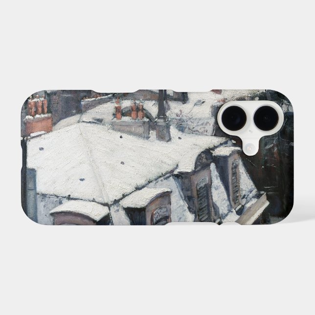 Gustave Caillebotte - Rooftops in the Snow Case-Mate iPhone Case (Back (Horizontal))