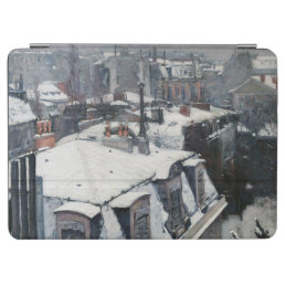 Gustave Caillebotte - Rooftops in the Snow iPad Air Cover