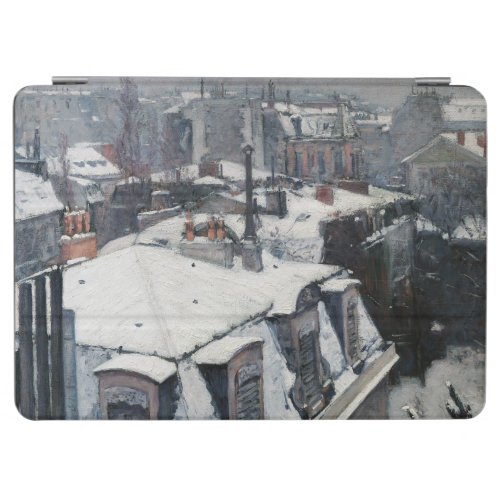 Gustave Caillebotte _ Rooftops in the Snow iPad Air Cover