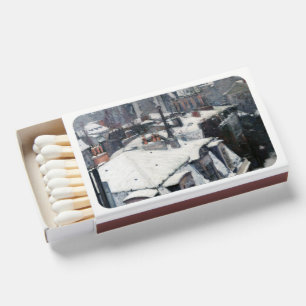 Gustave Caillebotte - Rooftops in the Snow Matchboxes