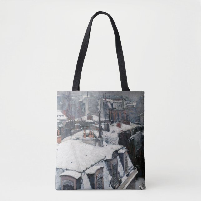 Gustave Caillebotte - Rooftops in the Snow Tote Bag (Front)