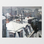 Gustave Caillebotte - Rooftops in the Snow Wall Decal<br><div class="desc">Rooftops in the Snow (snow effect) / Roofs under Snow / View of Roofs - Gustave Caillebotte,  1879</div>