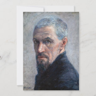 Gustave Caillebotte - Self Portrait Invitation