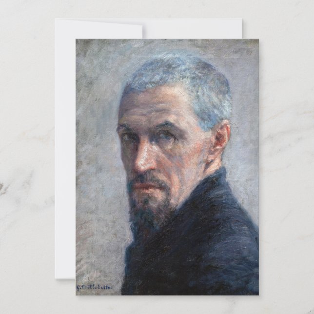 Gustave Caillebotte - Self Portrait Thank You Card (Front)