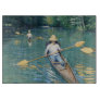 Gustave Caillebotte - Skiffs on the Yerres Cutting Board
