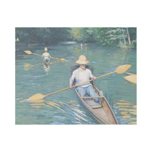 Gustave Caillebotte _ Skiffs on the Yerres Gallery Wrap