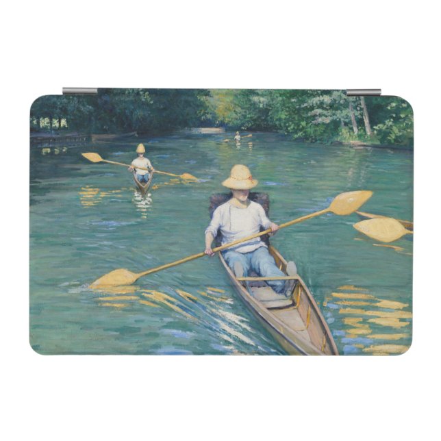 Gustave Caillebotte - Skiffs on the Yerres iPad Mini Cover (Horizontal)