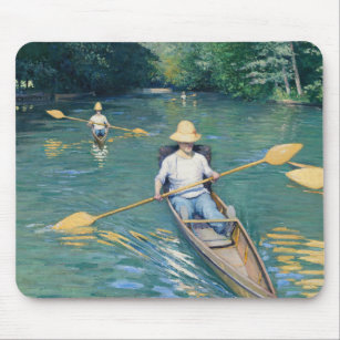 Gustave Caillebotte - Skiffs on the Yerres Mouse Pad