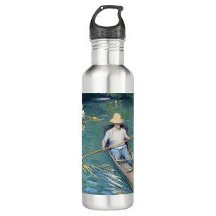 Gustave Caillebotte - Skiffs on the Yerres Stainless Steel Water Bottle