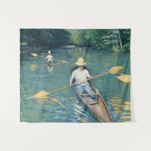 Gustave Caillebotte - Skiffs on the Yerres Tapestry