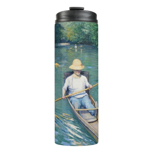 Gustave Caillebotte _ Skiffs on the Yerres Thermal Tumbler