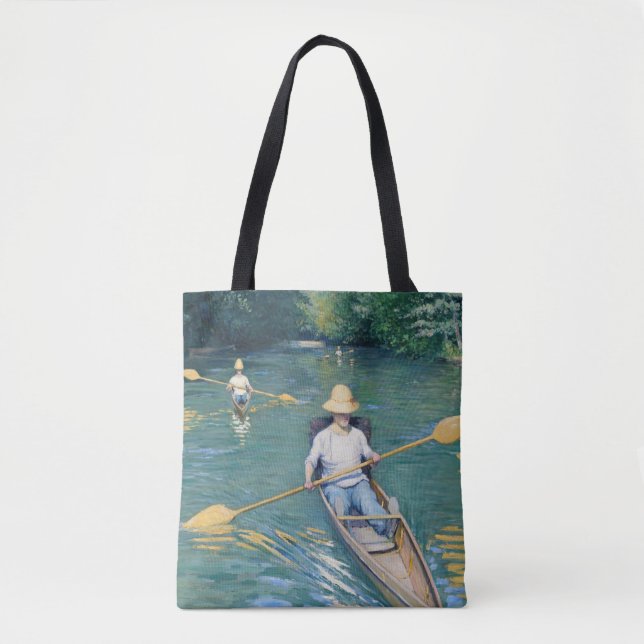 Gustave Caillebotte - Skiffs on the Yerres Tote Bag (Front)