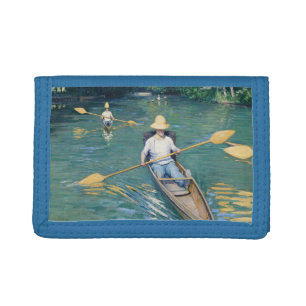 Gustave Caillebotte - Skiffs on the Yerres Trifold Wallet
