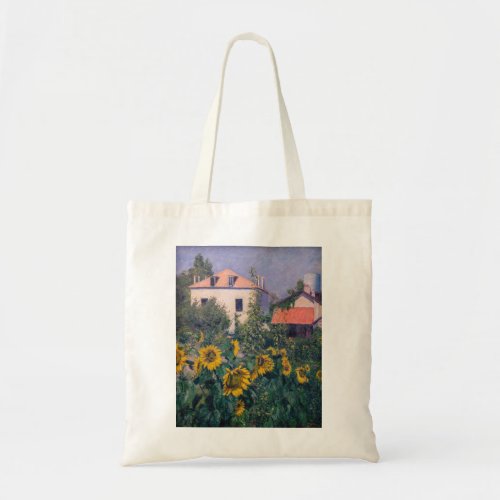 Gustave Caillebotte _ Sunflowers Garden Tote Bag