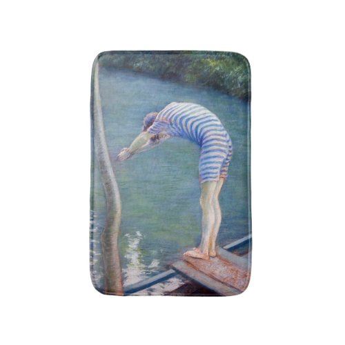 Gustave Caillebotte _ The Bather  The Diver Bath Mat