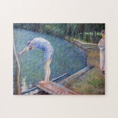 Gustave Caillebotte _ The Bather  The Diver Jigsaw Puzzle