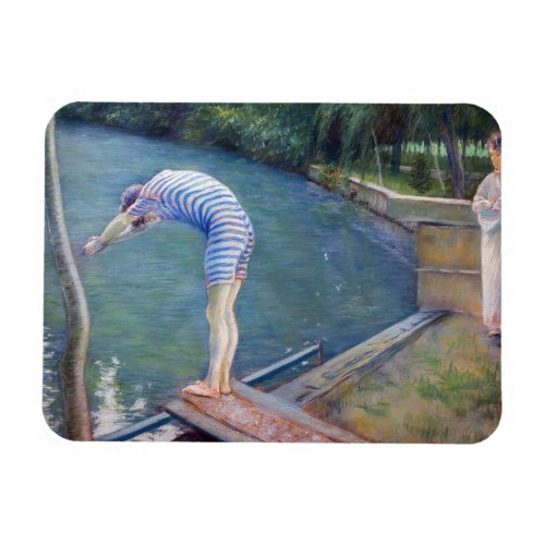 Gustave Caillebotte _ The Bather  The Diver Magnet