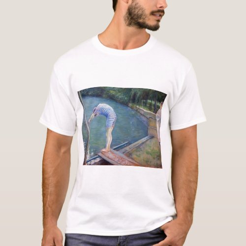 Gustave Caillebotte _ The Bather  The Diver T_Shirt