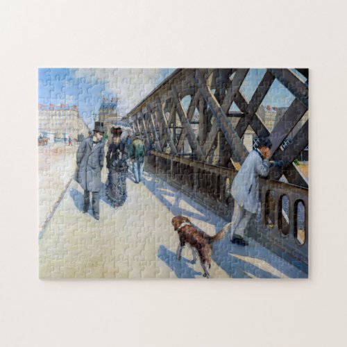 Gustave Caillebotte _ The Bridge of Europe Jigsaw Puzzle