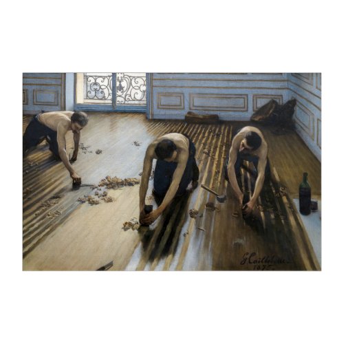 Gustave Caillebotte _ The Floor Scrapers Acrylic Print