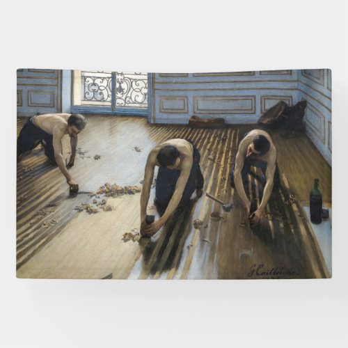 Gustave Caillebotte _ The Floor Scrapers Banner