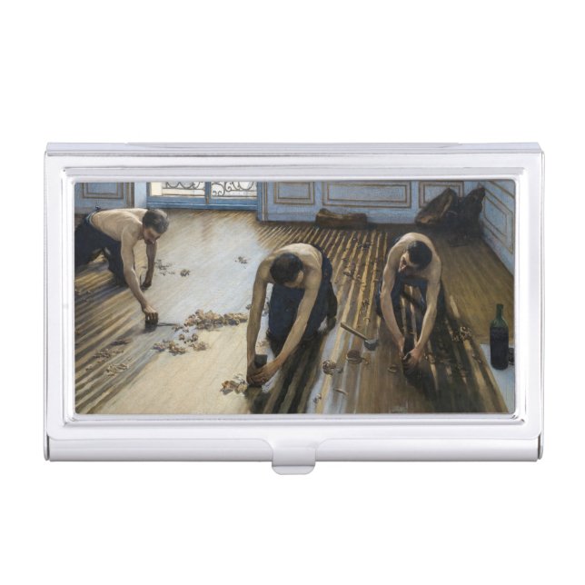 Gustave Caillebotte - The Floor Scrapers Business Card Case (Front)