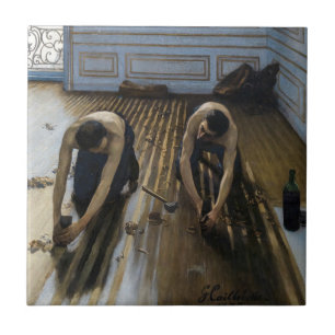 Gustave Caillebotte - The Floor Scrapers Ceramic Tile