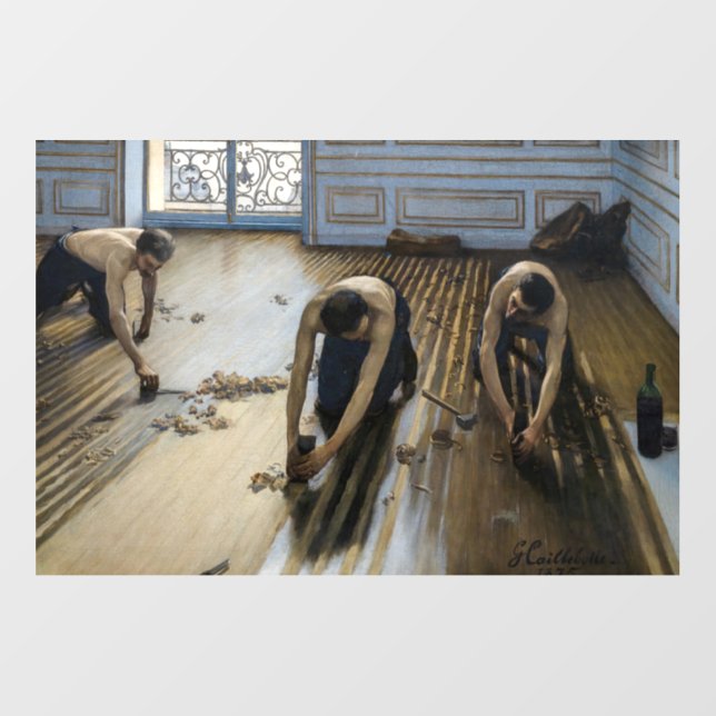 Gustave Caillebotte - The Floor Scrapers Decals (Front)
